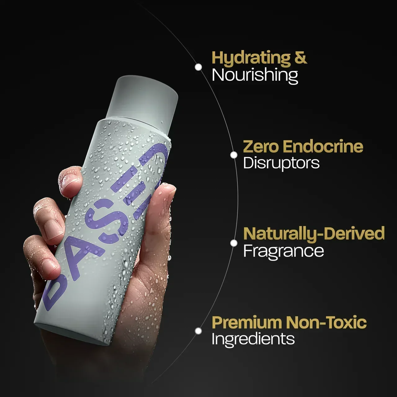BASED Conditioner - side angle for men UK