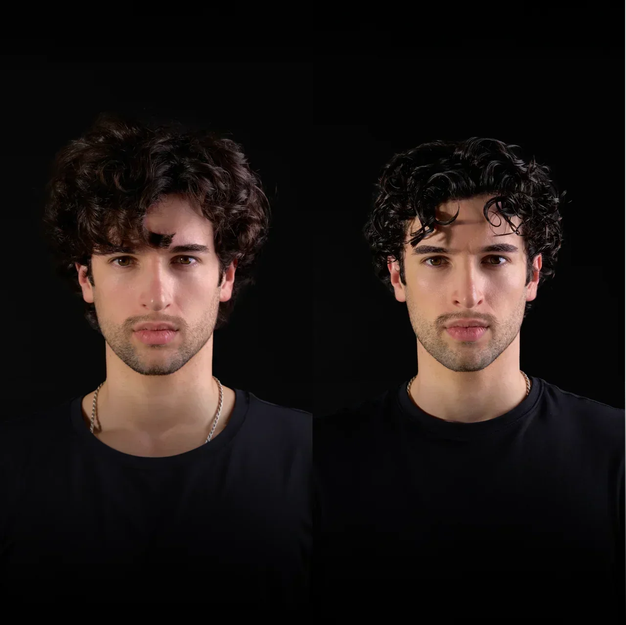 BASED Curl Gel - detail view for men UK