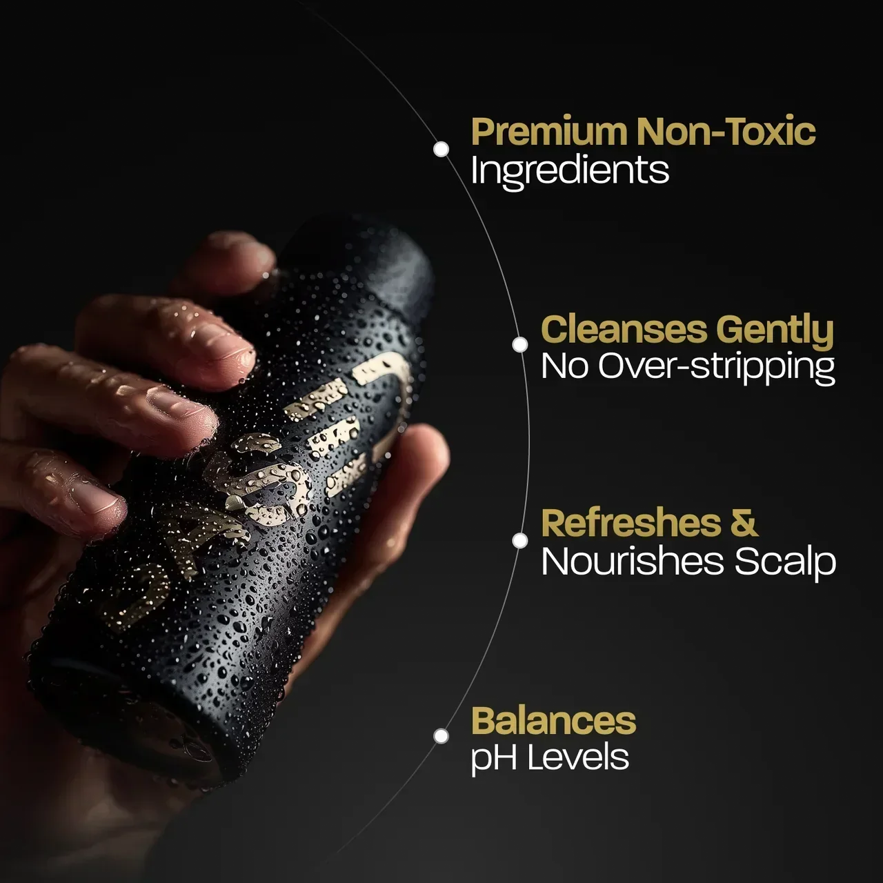 BASED Shower Duo - side angle for men UK